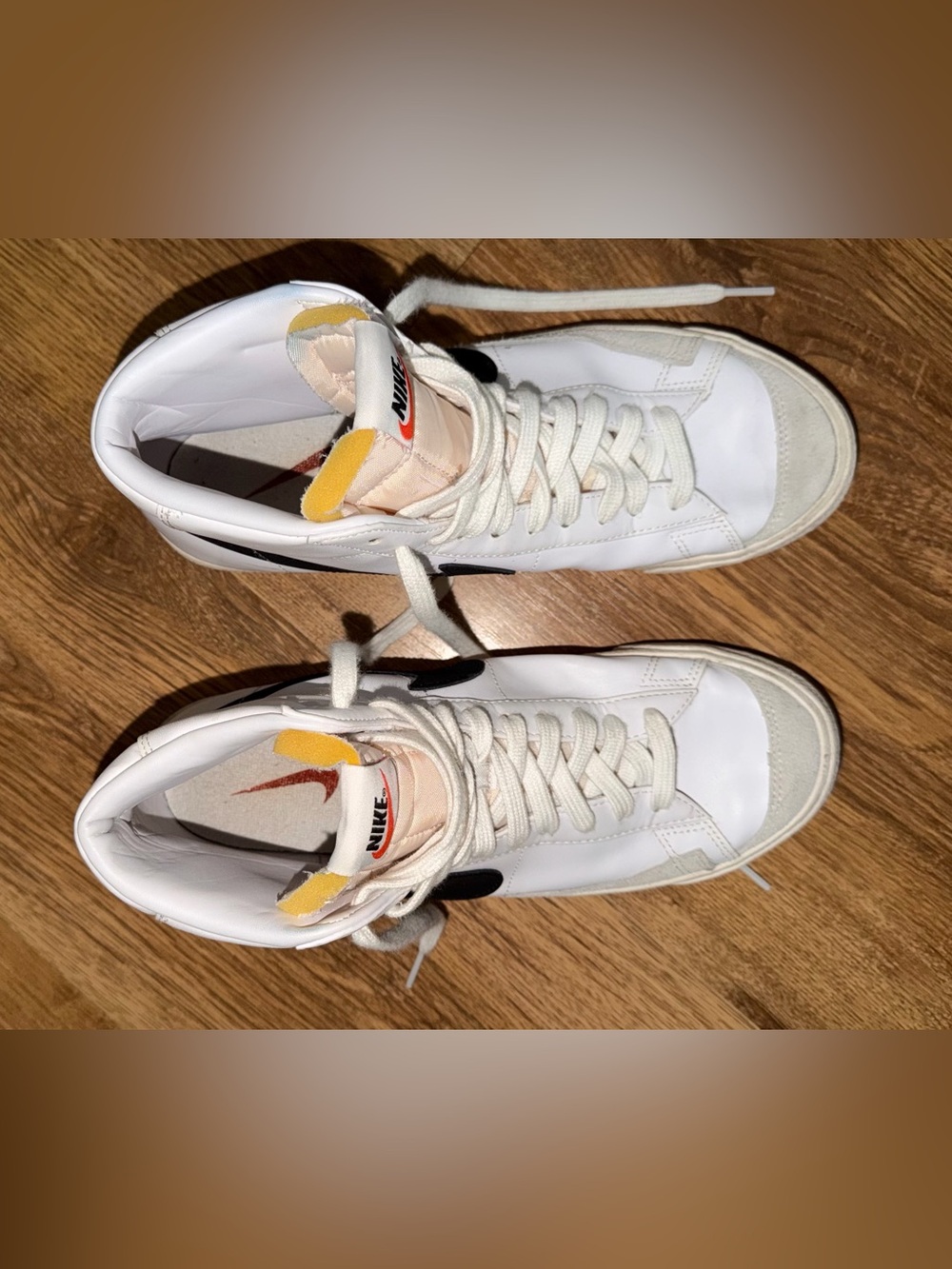 Nike Blazer Mid 77 White Black Women - Picture 4 of 7